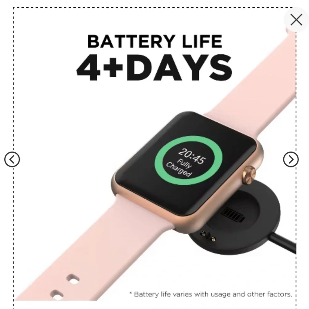 iTouch Wearables Air 4 Jillian Michaels Smartwatch - Brand New in box!